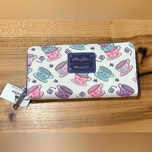 Disney Parks Loungefly Wallet Mad Tea Cup